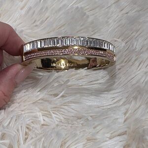Michael Kors Gold and Pink Crystal Bracelet